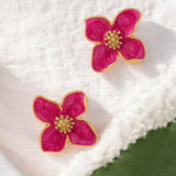 Boucles d'oreilles fleurs